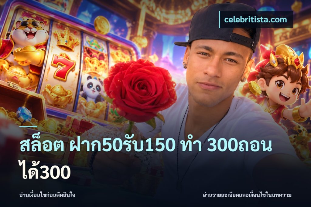 สล็อต ฝาก50รับ150 ทํา 300ถอนได้300