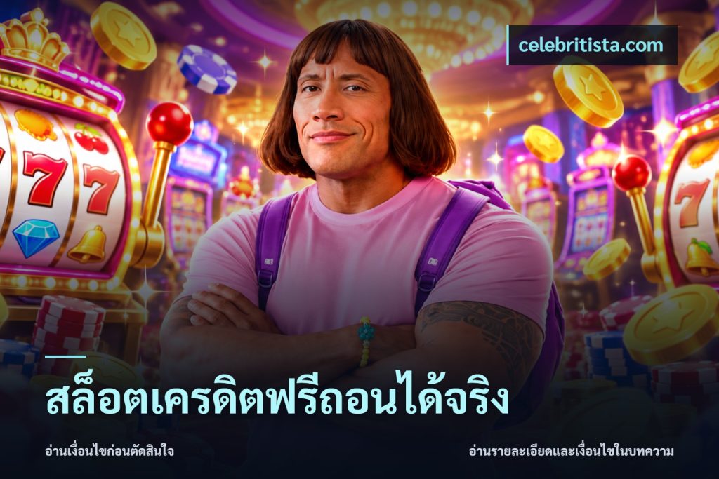 สล็อตเครดิตฟรีถอนได้จริง