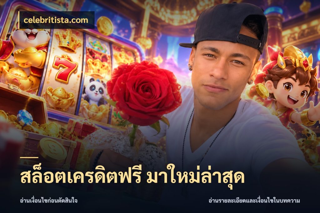 สล็อตเครดิตฟรี มาใหม่ล่าสุด เลือกสไตล์ความสนุกจากรูปแบบเครดิต ในมุม celebritista.com