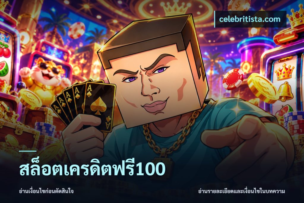 สล็อตเครดิตฟรี100