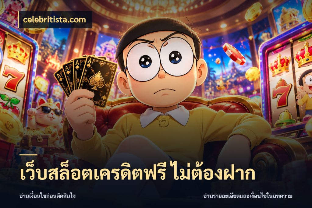 เว็บสล็อตเครดิตฟรี ไม่ต้องฝาก เครดิตฟรีในมุมที่สายโบนัสสนใจ ในมุม celebritista.com