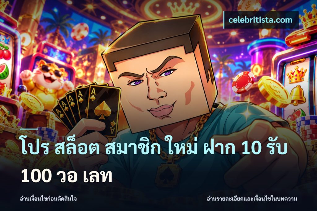 โปร สล็อต สมาชิก ใหม่ ฝาก 10 รับ 100 วอ เลท