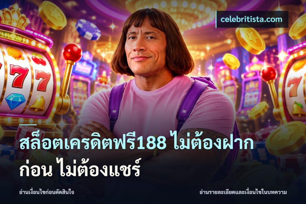 สล็อตเครดิตฟรี188 ไม่ต้องฝาก ก่อน ไม่ต้องแชร์