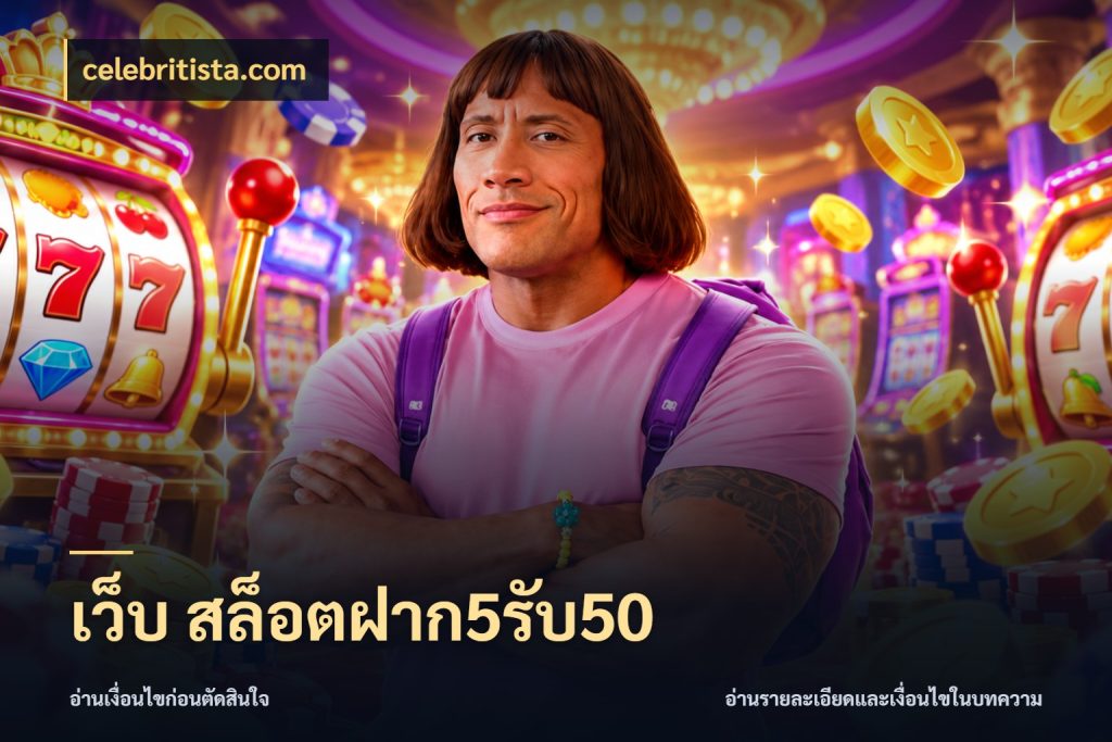 เว็บ สล็อตฝาก5รับ50 โปรยอดรับที่สายเกมสนใจ สไตล์ celebritista.com