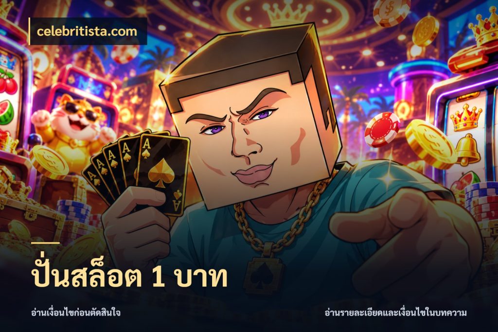 ปั่นสล็อต 1 บาท จำนวนเริ่มต้นกับรายละเอียดที่สายเกมสนใจ กับ celebritista.com