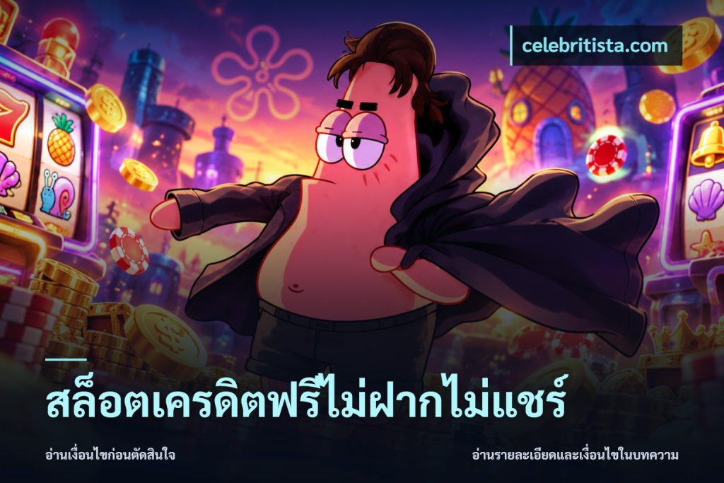 สล็อตเครดิตฟรีไม่ฝากไม่แชร์