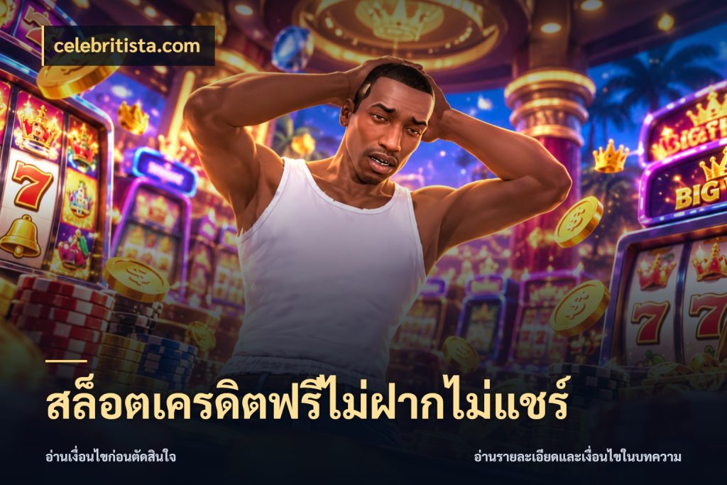 สล็อตเครดิตฟรีไม่ฝากไม่แชร์ celebritista.com สายโบนัสเลือกมุมเครดิตให้ตรงสไตล์