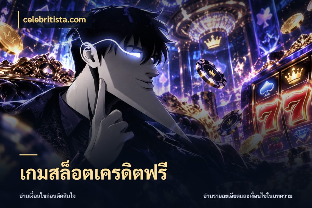 เกมสล็อตเครดิตฟรี celebritista.com เครดิตฟรีกับจังหวะลุ้นที่คุณเลือก