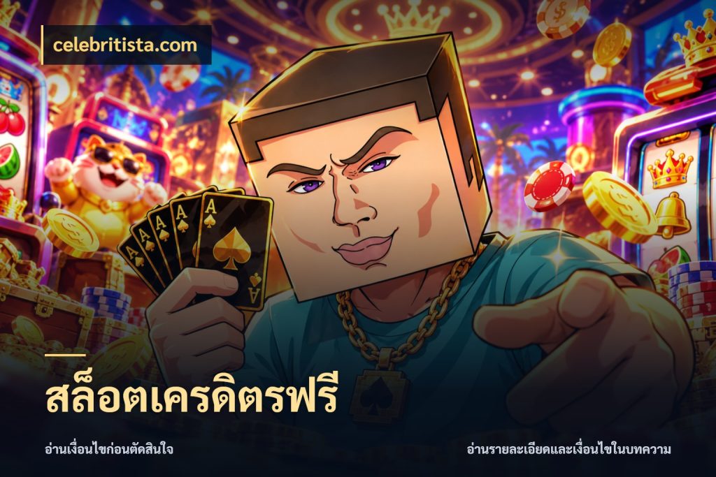 สล็อตเครดิตรฟรี รู้จักยอดและขอบเขตของเครดิตฟรี ในมุม celebritista.com