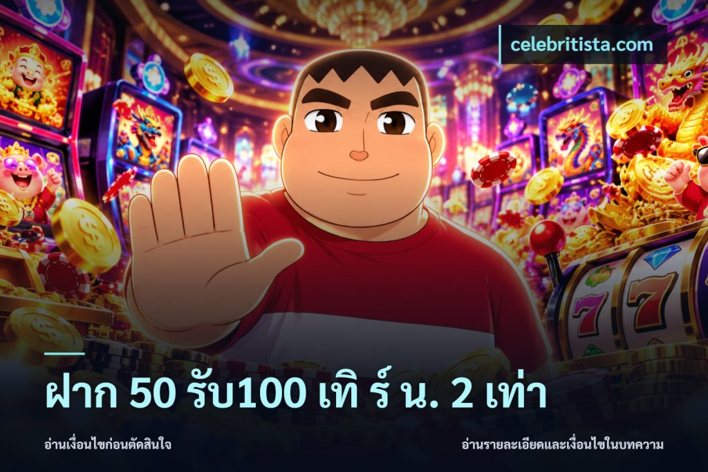 ฝาก 50 รับ100 เทิ ร์ น. 2 เท่า