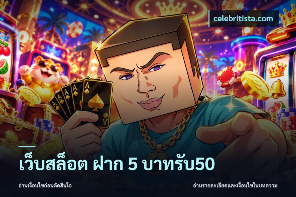 เว็บสล็อต ฝาก 5 บาทรับ50