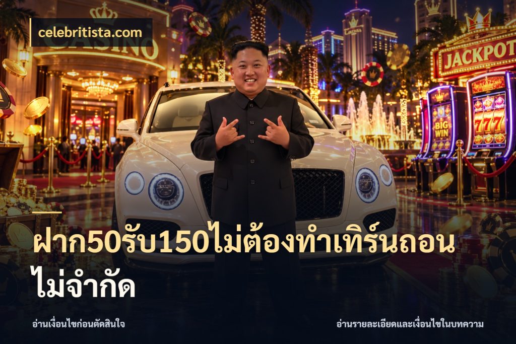 ฝาก50รับ150ไม่ต้องทําเทิร์นถอนไม่จํากัด รูปแบบโบนัสกับสิทธิ์ของสายเกม สไตล์ celebritista.com