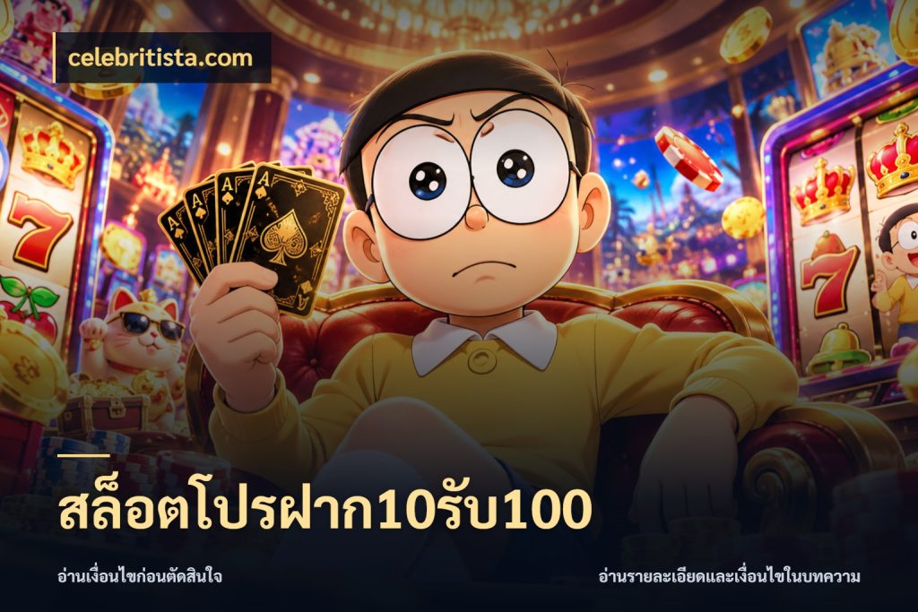 สล็อตโปรฝาก10รับ100 โปรยอดรับที่สายเกมสนใจ สไตล์ celebritista.com