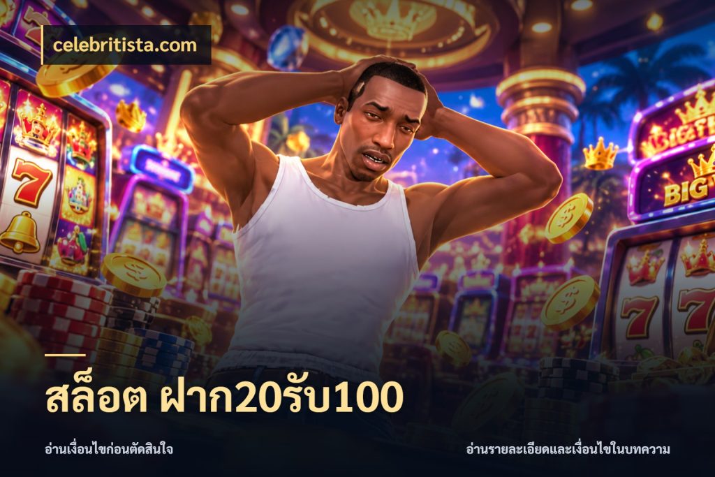 สล็อต ฝาก20รับ100 จับคู่โบนัสกับสไตล์เกมที่ชอบ กับ celebritista.com
