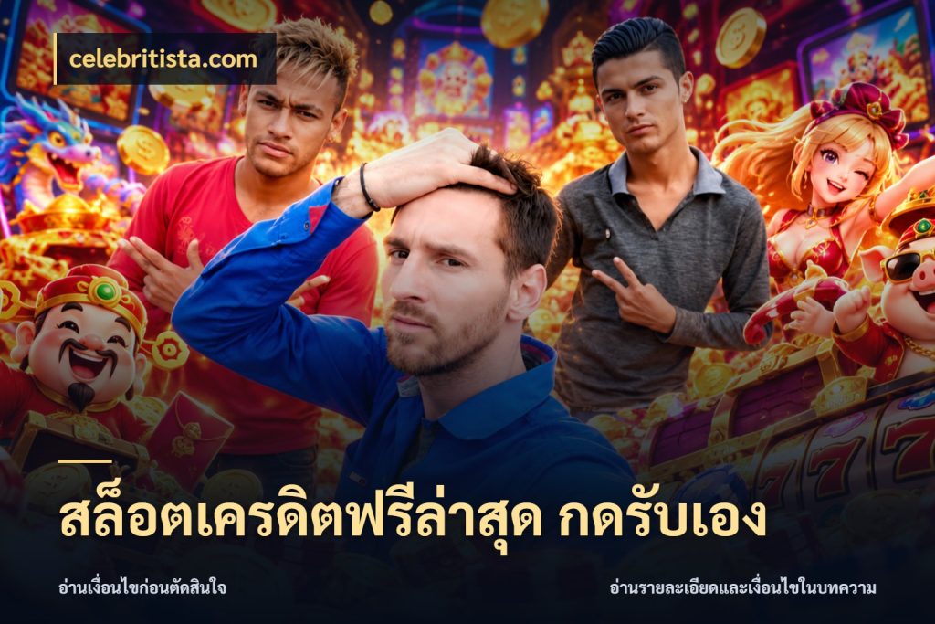 สล็อตเครดิตฟรีล่าสุด กดรับเอง ชนิดเครดิตกับสิทธิ์ที่คุณอยากรู้ กับ celebritista.com