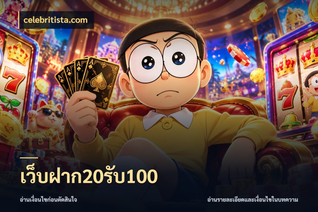 เว็บฝาก20รับ100 เปิดมุมโปรให้เข้ากับเกมแนวโปรด ในมุม celebritista.com