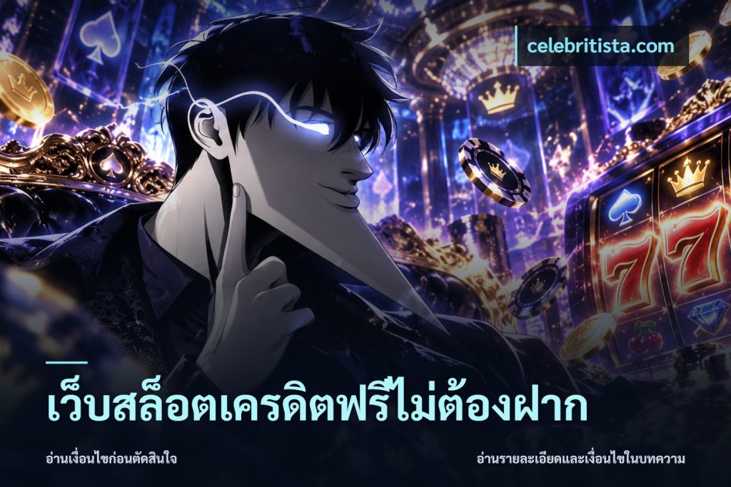 เว็บสล็อตเครดิตฟรีไม่ต้องฝาก