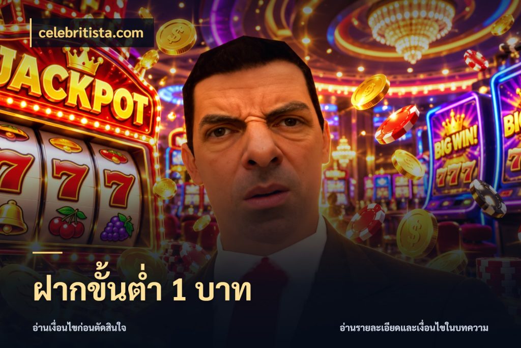 ฝากขั้นต่ำ 1 บาท มุมสนุกของคนที่กำหนดขอบเขตตัวเอง สไตล์ celebritista.com