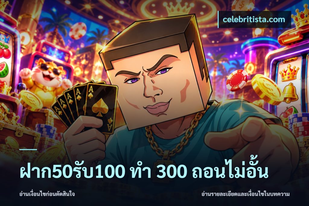 ฝาก50รับ100 ทํา 300 ถอนไม่อั้น