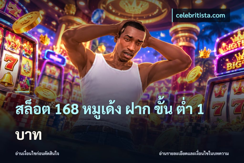 สล็อต 168 หมูเด้ง ฝาก ขั้น ต่ำ 1 บาท