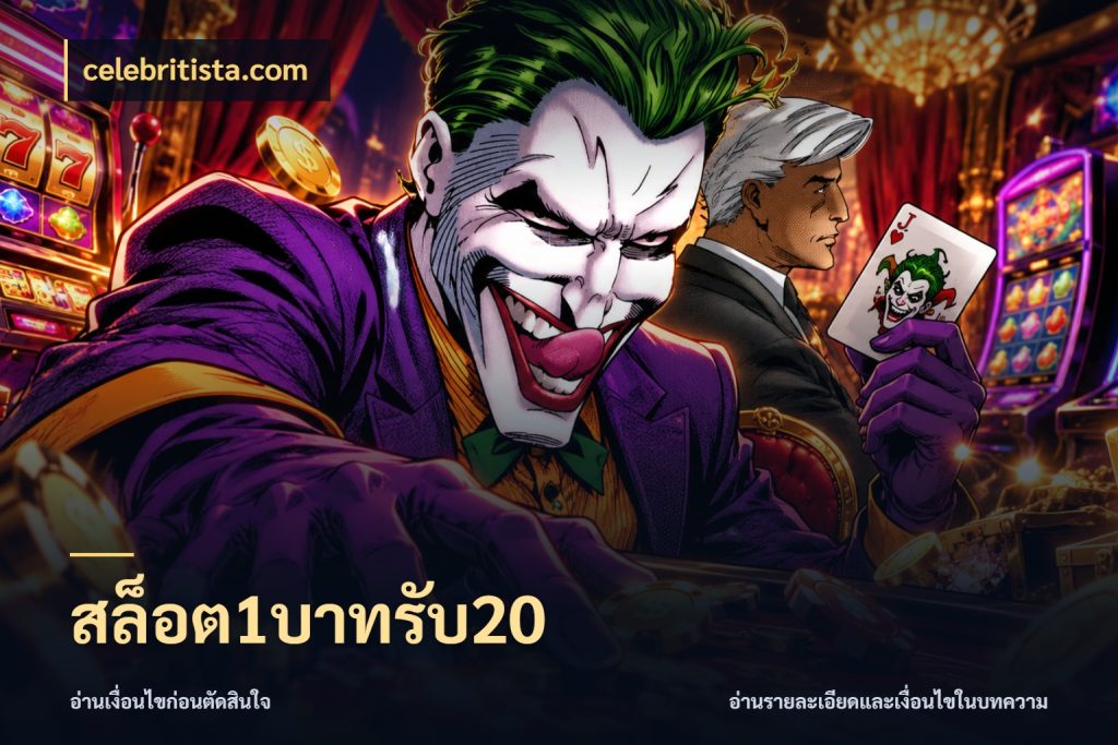 สล็อต1บาทรับ20 เครดิตกับรูปแบบโปรที่ตรงใจ ในมุม celebritista.com