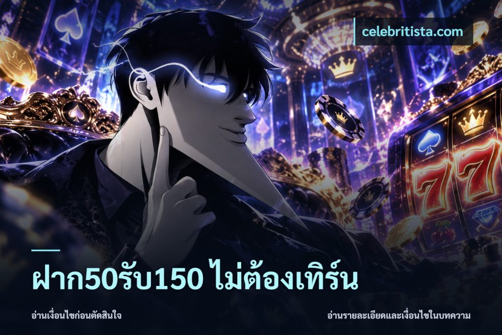 ฝาก50รับ150 ไม่ต้องเทิร์น