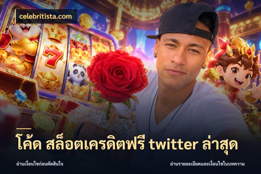 โค้ด สล็อตเครดิตฟรี twitter ล่าสุด สิทธิ์ที่สายโบนัสสนใจกับวิธีรับ กับ celebritista.com