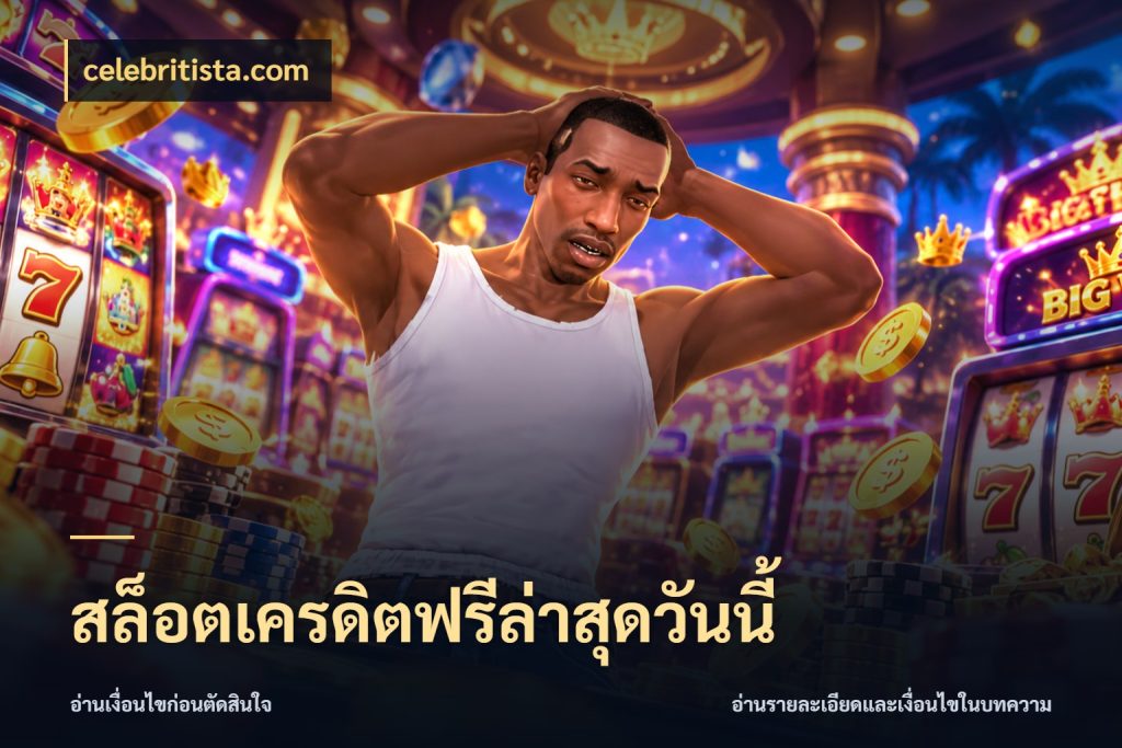 สล็อตเครดิตฟรีล่าสุดวันนี้ เลือกสไตล์ความสนุกจากรูปแบบเครดิต กับ celebritista.com