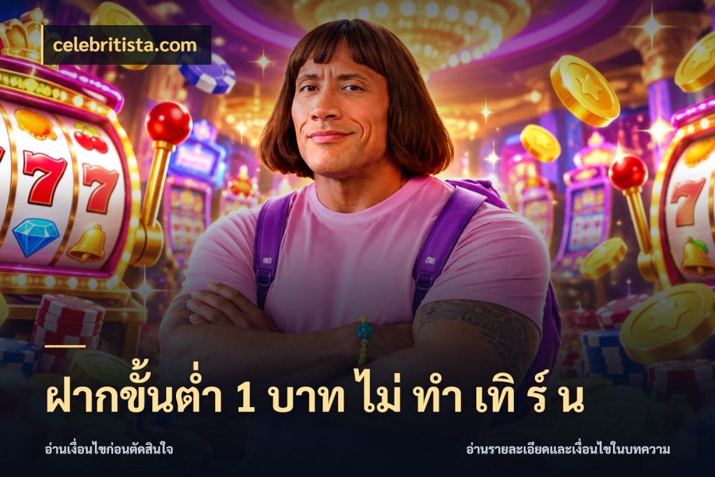 ฝากขั้นต่ำ 1 บาท ไม่ ทำ เทิ ร์ น มุมสนุกของคนที่กำหนดขอบเขตตัวเอง สไตล์ celebritista.com