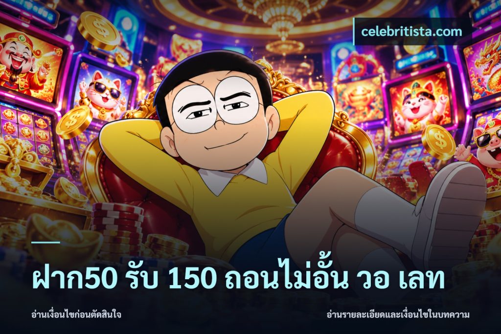ฝาก50 รับ 150 ถอนไม่อั้น วอ เลท
