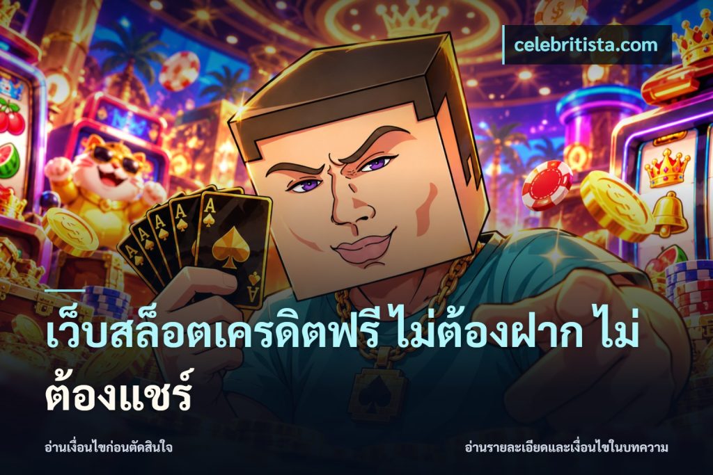 เว็บสล็อตเครดิตฟรี ไม่ต้องฝาก ไม่ต้องแชร์