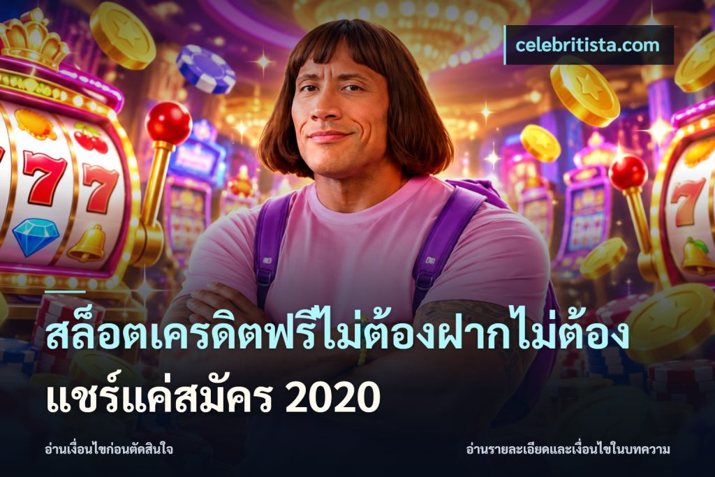 สล็อตเครดิตฟรีไม่ต้องฝากไม่ต้องแชร์แค่สมัคร 2020