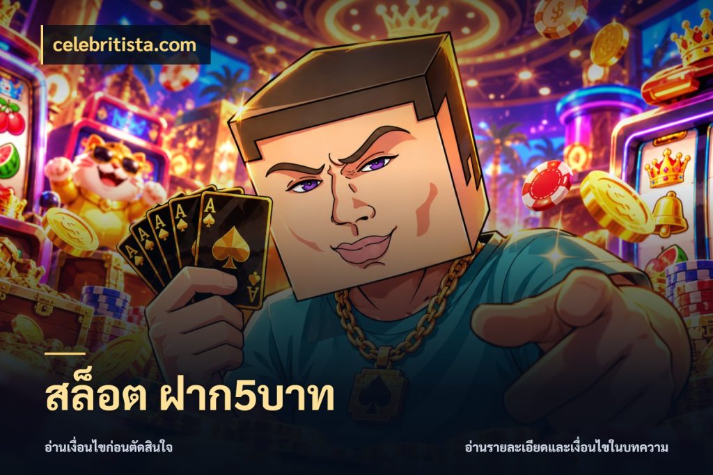 สล็อต ฝาก5บาท จำนวนเริ่มต้นกับสไตล์เกมที่ชอบ ในมุม celebritista.com