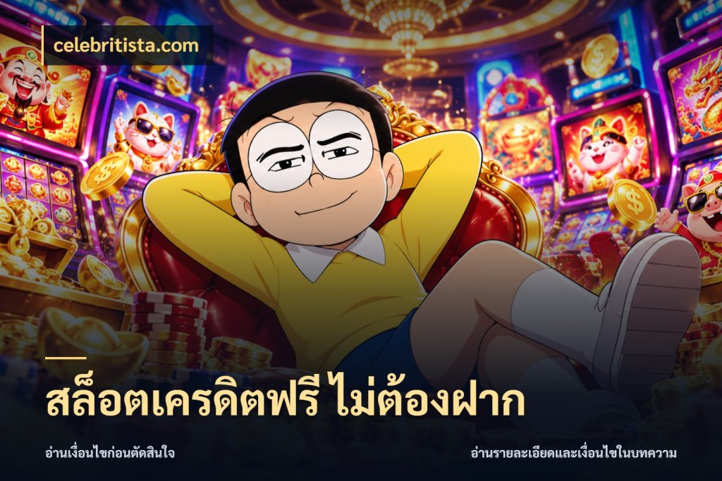 สล็อตเครดิตฟรี ไม่ต้องฝาก เลือกสไตล์ความสนุกจากรูปแบบเครดิต สไตล์ celebritista.com