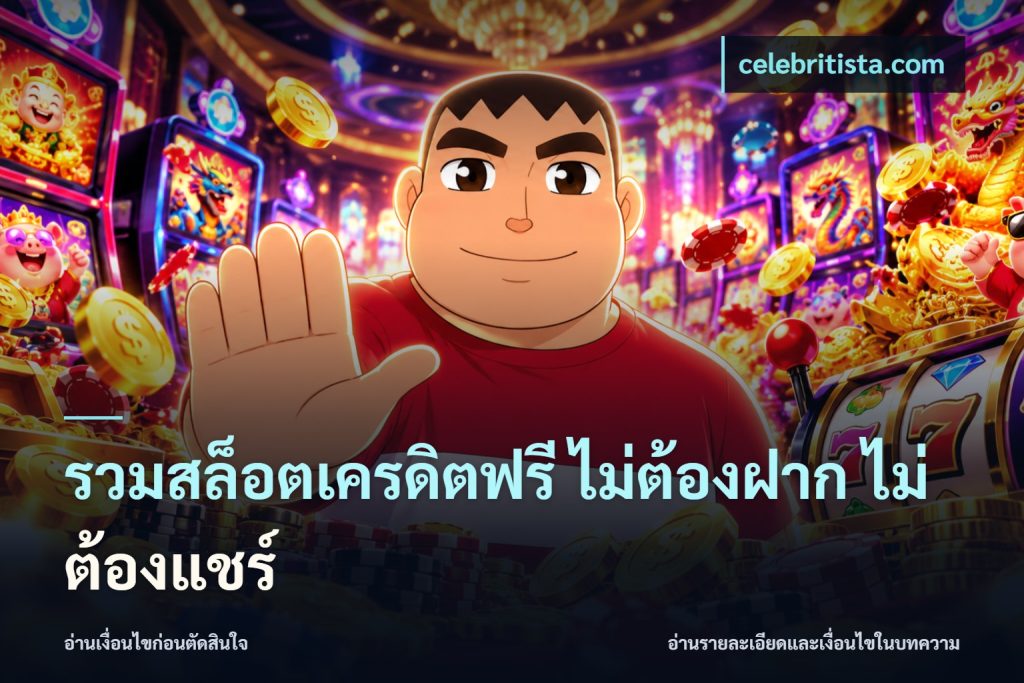 รวมสล็อตเครดิตฟรี ไม่ต้องฝาก ไม่ต้องแชร์