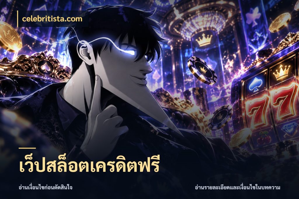 เว็ปสล็อตเครดิตฟรี เปิดประเด็นเครดิตฟรีสำหรับคนชอบลุ้น กับ celebritista.com