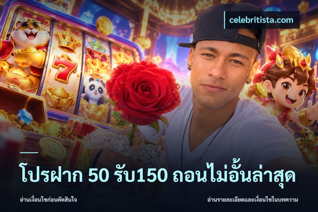 โปรฝาก 50 รับ150 ถอนไม่อั้นล่าสุด