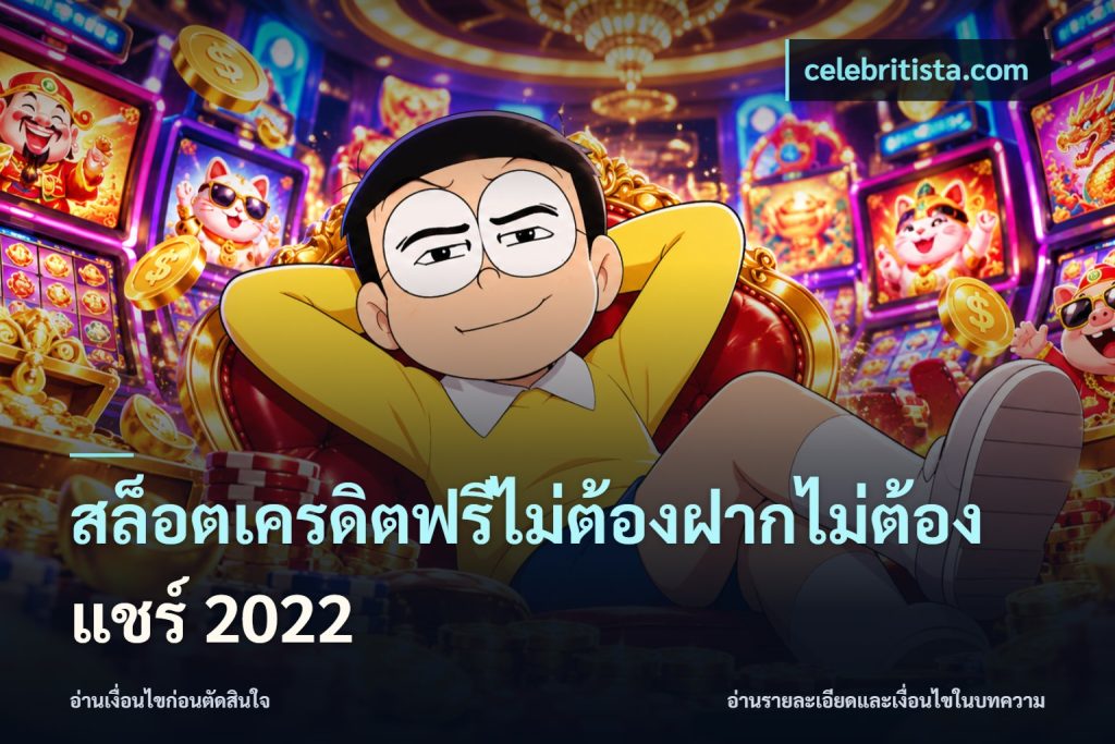 สล็อตเครดิตฟรีไม่ต้องฝากไม่ต้องแชร์ 2022