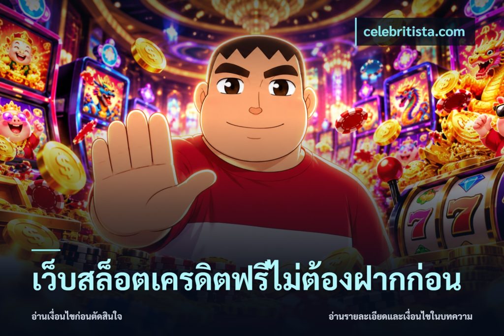 เว็บสล็อตเครดิตฟรีไม่ต้องฝากก่อน