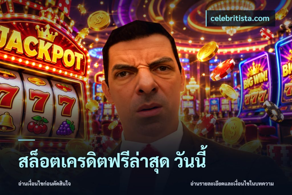 สล็อตเครดิตฟรีล่าสุด วันนี้