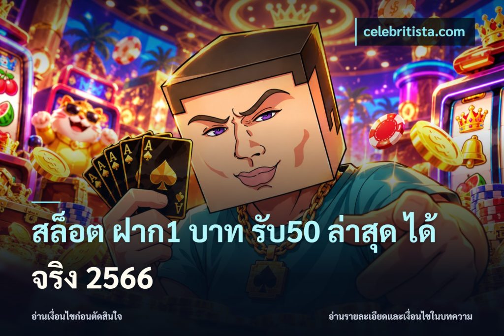 สล็อต ฝาก1 บาท รับ50 ล่าสุด ได้ จริง 2566