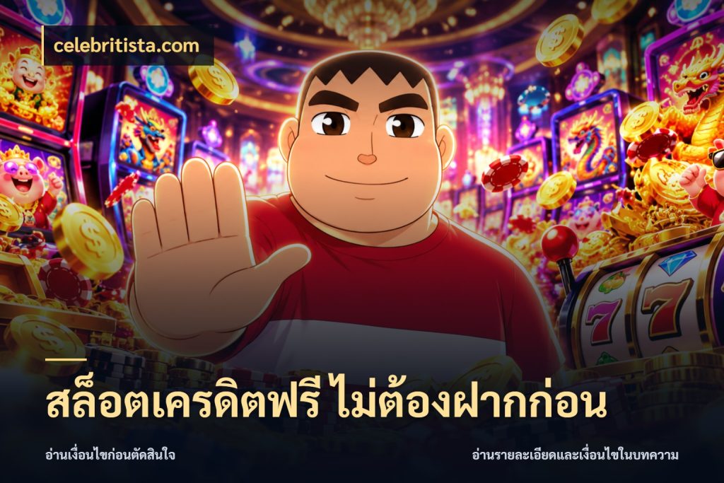 สล็อตเครดิตฟรี ไม่ต้องฝากก่อน celebritista.com จากชื่อเครดิตฟรีสู่ความสนุกที่เข้าใจได้