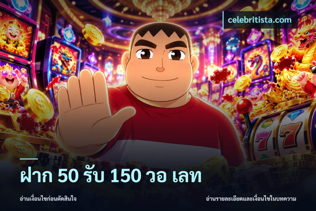 ฝาก 50 รับ 150 วอ เลท