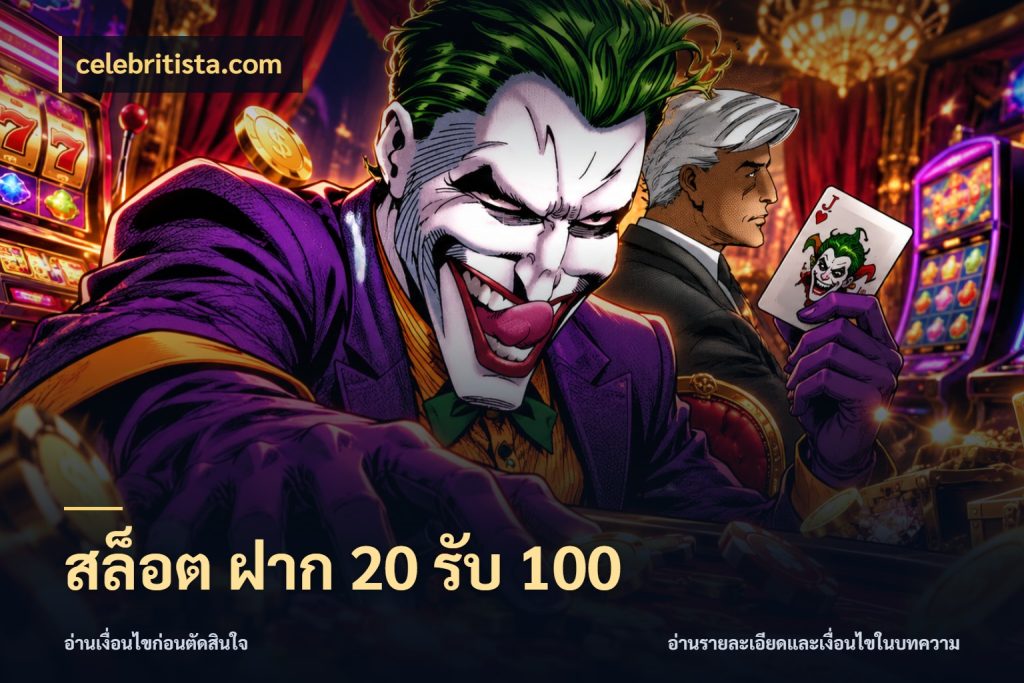 สล็อต ฝาก 20 รับ 100 celebritista.com โปรยอดรับที่สายเกมสนใจ