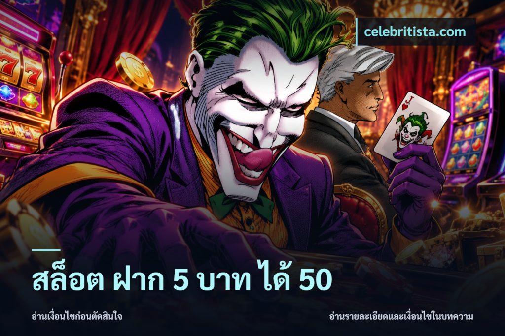 สล็อต ฝาก 5 บาท ได้ 50