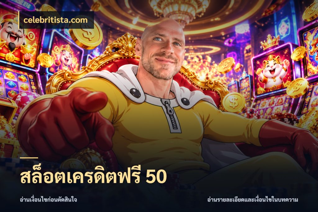 สล็อตเครดิตฟรี 50 รู้จักยอดและขอบเขตของเครดิตฟรี ในมุม celebritista.com