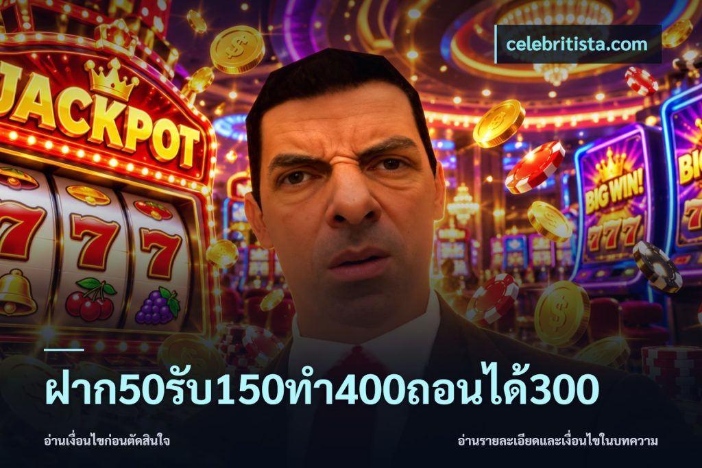 ฝาก50รับ150ทํา400ถอนได้300
