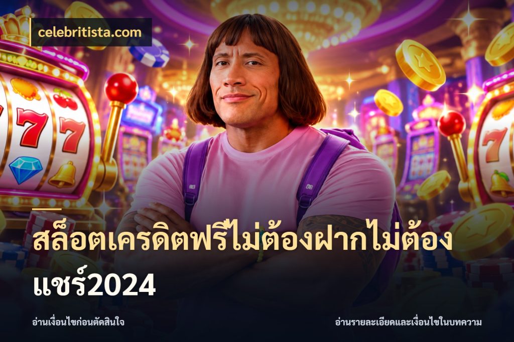 สล็อตเครดิตฟรีไม่ต้องฝากไม่ต้องแชร์2024 สิทธิ์ที่สายโบนัสสนใจกับวิธีรับ กับ celebritista.com
