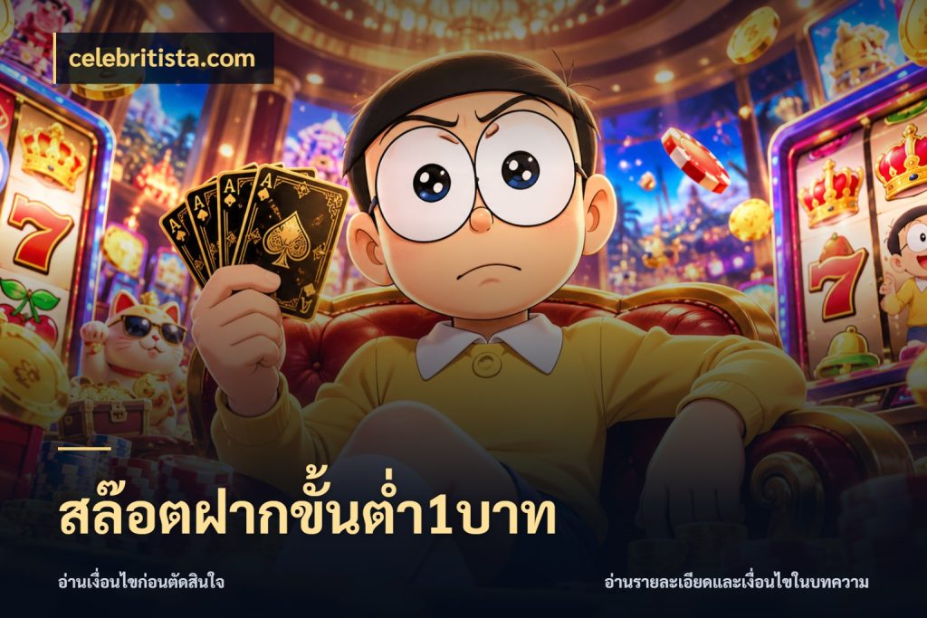 สล๊อตฝากขั้นต่ำ1บาท เงินตั้งต้นกับความสนุกที่คุณกำหนด ในมุม celebritista.com