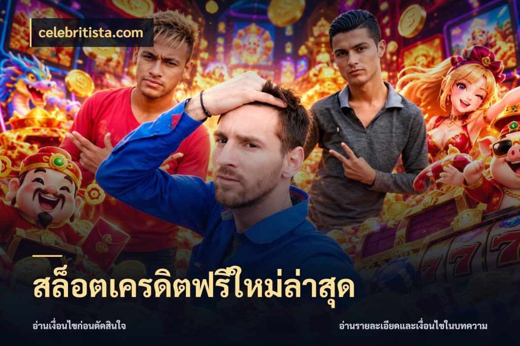 สล็อตเครดิตฟรีใหม่ล่าสุด จากชื่อเครดิตฟรีสู่ความสนุกที่เข้าใจได้ กับ celebritista.com